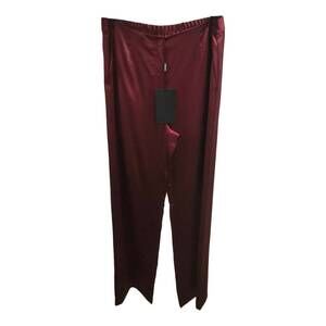 NEW DIOMI women's wide leg pants in rich red
